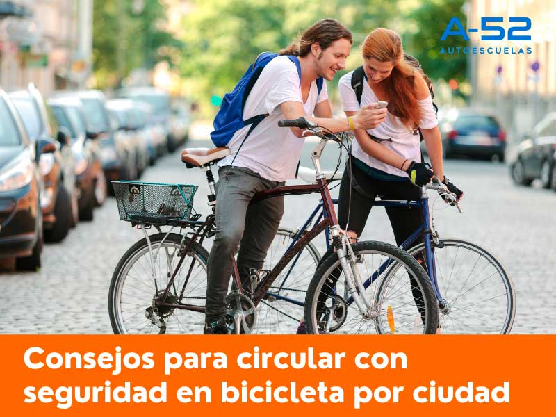 Consejos para circular con seguridad en bicicleta por ciudad