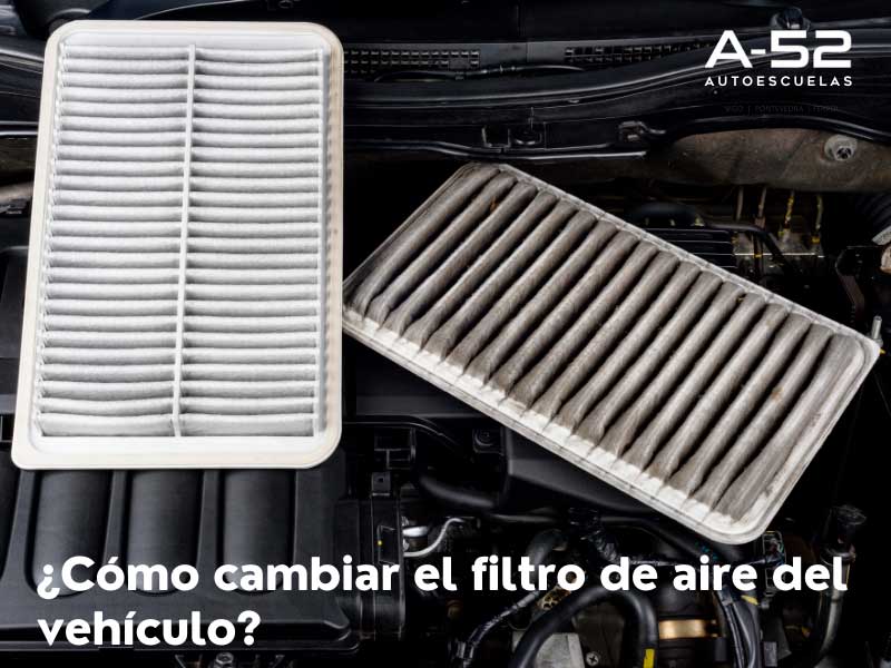 Cómo cambiar el filtro de aire del vehículo o coche